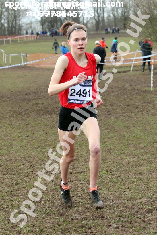 Womens under-20s, 2020 British Athletics Inter Counties Cross Country Champs., Prestwold Hall, Loughborough. Photo: David T. Hewitson/Sports for All Pics